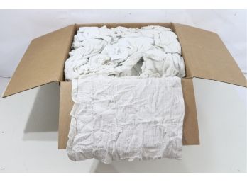 HOSPECO 537-25 Woven Terry Rags, White, 15 X 17, 25 Lb/Carton