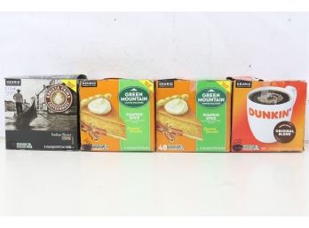 Group Of 4 Keurig Single Serve Coffee, Includes Green Mountain , Barista Prima & Dunkins