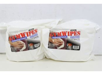 2 Gym Wipes Professional Formula For Work Out Surfaces Benches Hand Grips