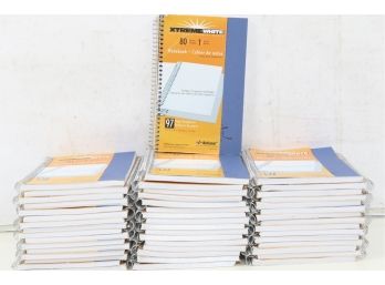 XTREME White Paper Wirebound Notebook, 80 Sheets, 7-3/4 X 5'