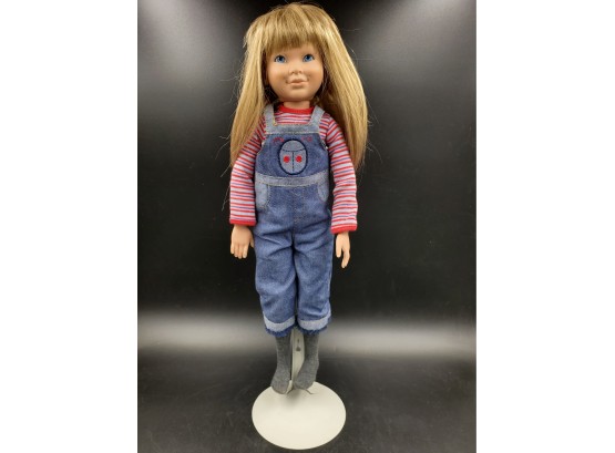 Hopscotch Hill 2003 PLEASANT COMPANY 16' Fully Jointed Logan Doll