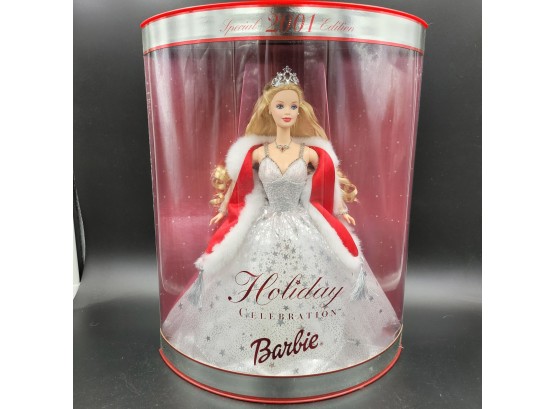 NEW IN BOX Vintage 2001 Holiday Celebration Barbie - Gorgeous!