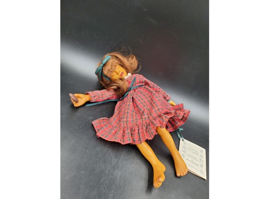 Wooden Doll By The Hamilton Collection - Waiting For Santa
