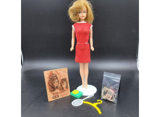 Vintage 1964 Tressy Doll - With Growing Hair WITH KEY AND ACCESSORIES!