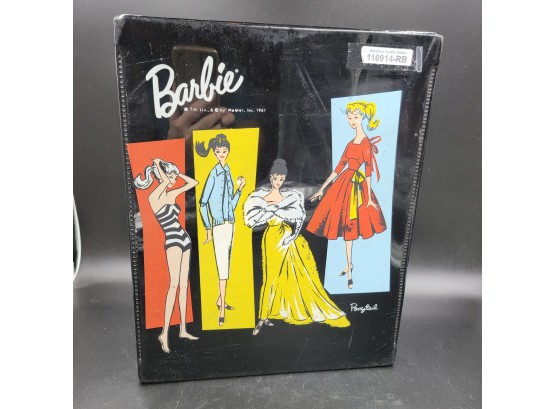 Vintage 1961 Large Black Mattel Barbie Case - Very Nice Condition