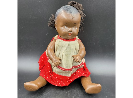 Antique 12' Composition African American Doll