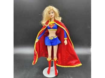 Vintage 2008 Super Girl Barbie Doll DC Comics