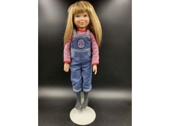 Hopscotch Hill 2003 PLEASANT COMPANY 16' Fully Jointed Logan Doll