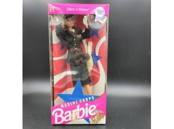 Vintage 1991 Marine Corps Barbie Doll In Original Box