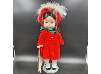 16' Effanbee Hattie Holiday Christmas Doll - Excellent
