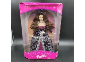 NEW IN BOX 1996 Winter Fantasy Barbie Doll In Purple Gown - Special Edition