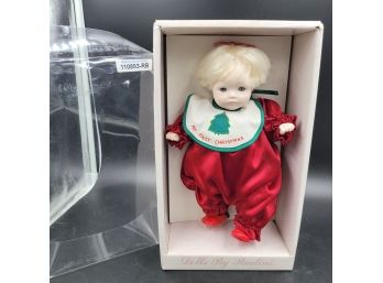 New In Box 1994 My First Christmas Doll By Pauline Bjonness-jacobson