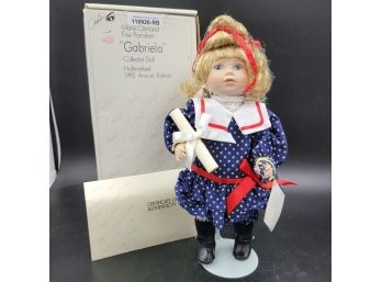 1992 Marie Osmond Porcelain Doll 'gabriela' - New In Box