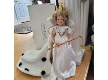 Vintage Shirley Temple 'little Princess' Porcelain Doll By Danbury Mint -Original Box