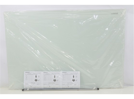 Universal 36' Frameless Glass Marker Board - White