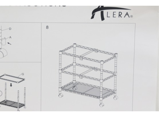 Alera Two-Tier Rolling File Cart, 26w X14d X 29-1/2h, Black