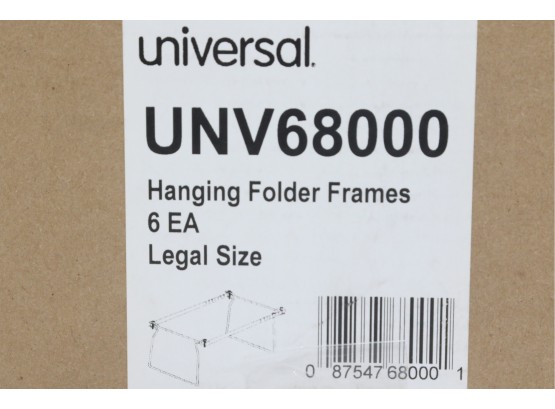 3 Boxes Of Universal Screw-Together Hanging Folder Frame,Legal Size,Long, Silver, 6/box