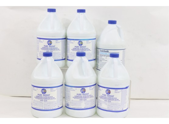 6 Gallons Of PURE BRIGHT Germicidal Ultra Bleach, Fragrance-Free Scent