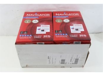 10 Reams Of Navigator Multipurpose Paper, 97 Brightness, 8-1/2x14, 5000 Sheets