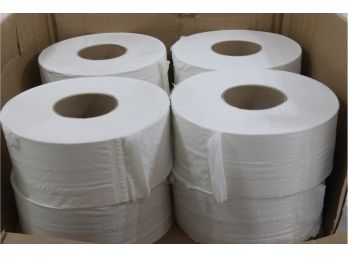 8 Rolls Of Bath Tissue Jumbo Septic Safe 2-Ply 3.5' Wide 1000 Long