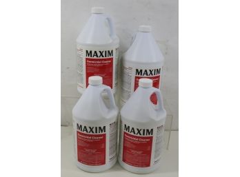 4 Gallons Of Maxim Germicidal Cleaner, Lemon Scent