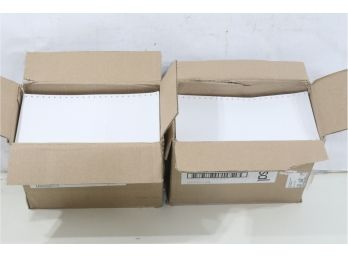 2 Boxes Of Universal Continuous Unruled Index Cards, 3 X 5, White, 4,000/Carton