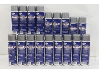 18 Cans Of Twinkle Stainless Steel Cleaner & Polish 17oz Aerosol