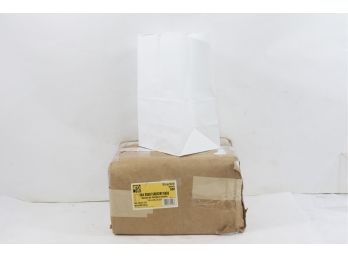DURO BAG #20 Squat Paper Grocery Bag 40lb White Std. 500/pack