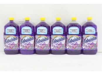 6 Bottles Of Fabuloso Long Lasting Freshness All Purpose Cleaner, Lavender, 56 Oz