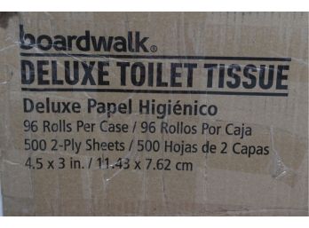 96 Rolls Of Boardwalk 2-Ply Standard Regular Roll Toilet Paper 500/ Sheets