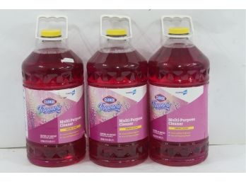 3 Bottles Of  Clorox  Commercial Solutions Multi Purpose Cleaner, Spring Scent