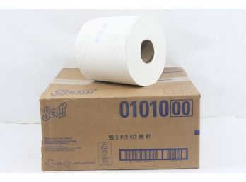 4 Rolls Of Scott Center-Pull Towels 8 X 15 White 500 Sheets/Roll