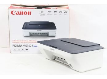 Canon Pixma MG-3022 All-In-One Inkjet Printer Great Condition - Scan Copy Print
