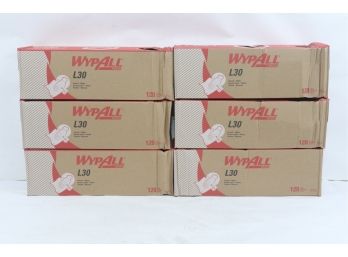 6 WypAll Heavy Cleaning L30 Towels. 120-pop-up Sheets