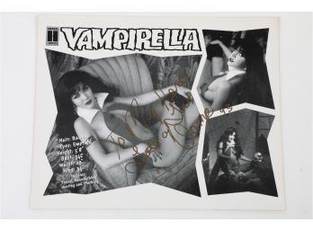 1993 Vampirella Model With Autograph