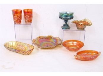 Group Of Vintage Carnival Glass