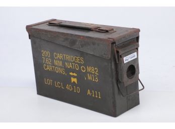 Vintage7.62MM Ammo Container