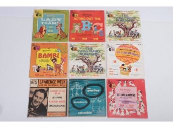 Vintage Disney Record And Book 33rpm Albums