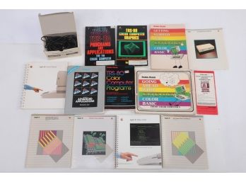 Lot Of Vintage Apple And TRS-80 Operating Manuals