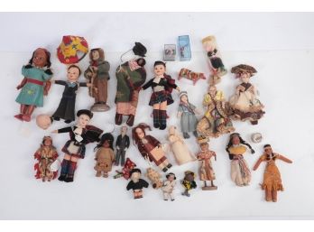 Assorted Vintage Doll And Figurine Lot