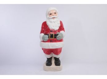 Large Vintage Santa Blow Mold