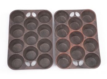 Cast Iron Cupcake Muffin Pans