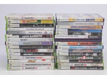 Collection Of Xbox 360 Video Games