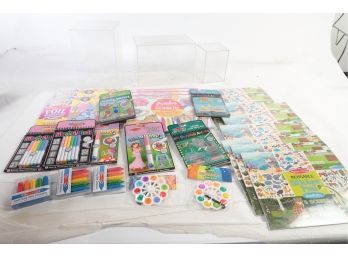 Melissa & Doug Lot Coloring Pads And Sticker Books