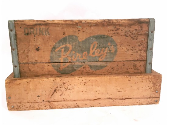 Bireleys Soda Wooden Crate 1950, Been Altered