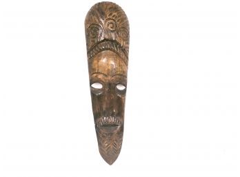 Large Carved Wooden Tiki Mask 30' Tall