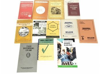 Group Of Vintage Machinist Booklets