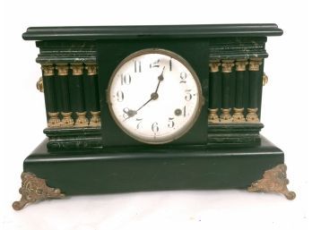 Antique Waterbury Mantle Clock With Chime