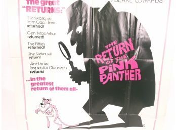The Return Of The Pink Panther Original One Sheet Movie Poster