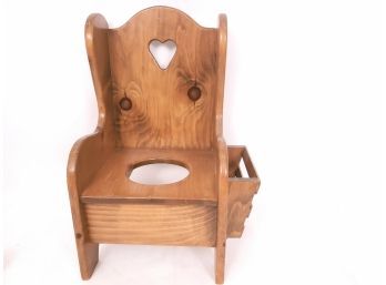 Vintage Child Commode Seat